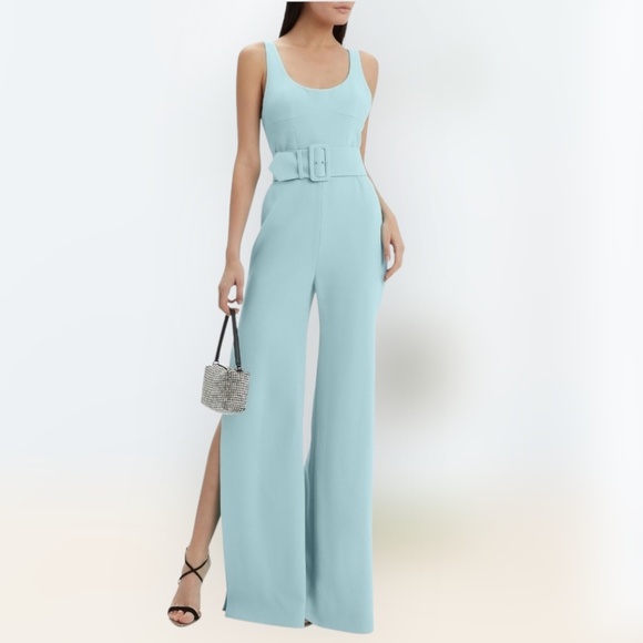Jonathan Simkhai Belted Wide Leg Jumpsuit - Picture 11 of 16